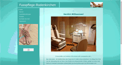 Desktop Screenshot of fusspflege-rodenkirchen.com