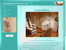 Tablet Screenshot of fusspflege-rodenkirchen.com